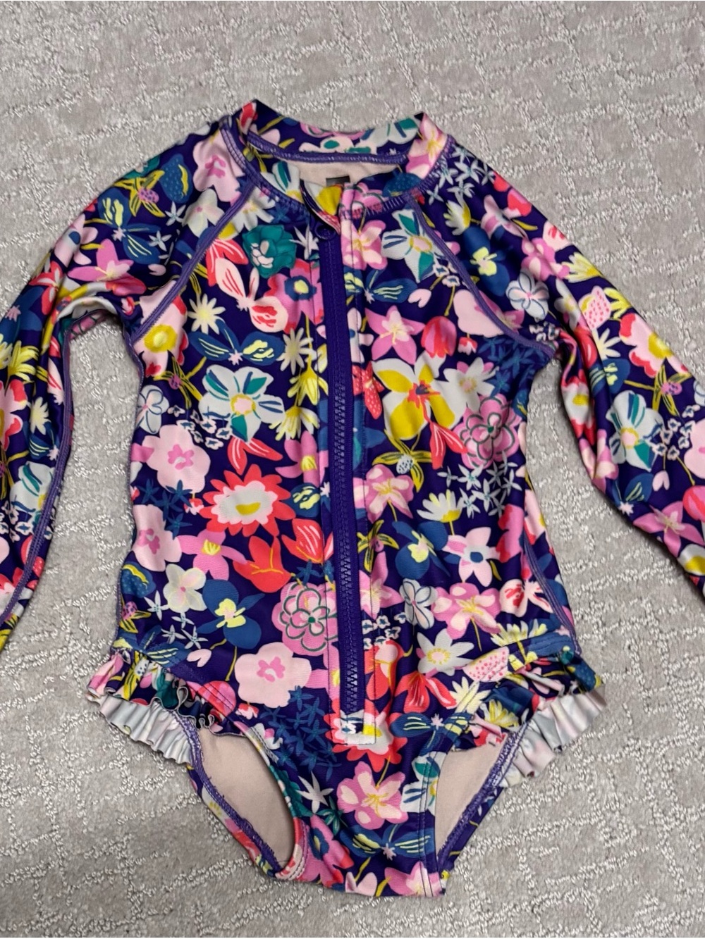 Tea Collection Long Sleeve One-Piece Swimsuit 2T